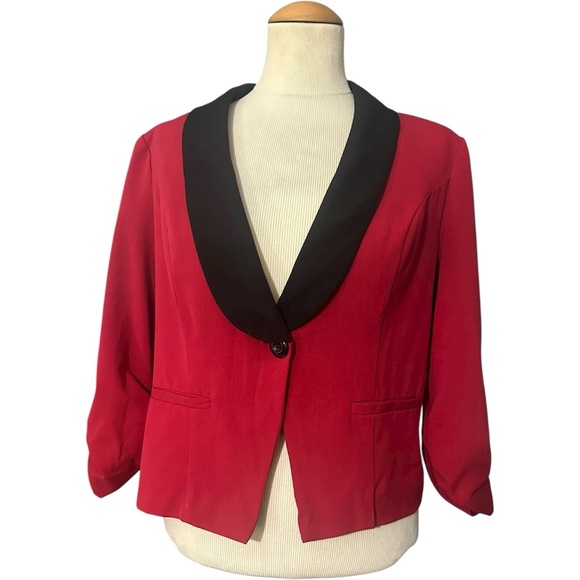 Iz Byer Jackets & Blazers - IZ Byer Blazer Red Black Size Large